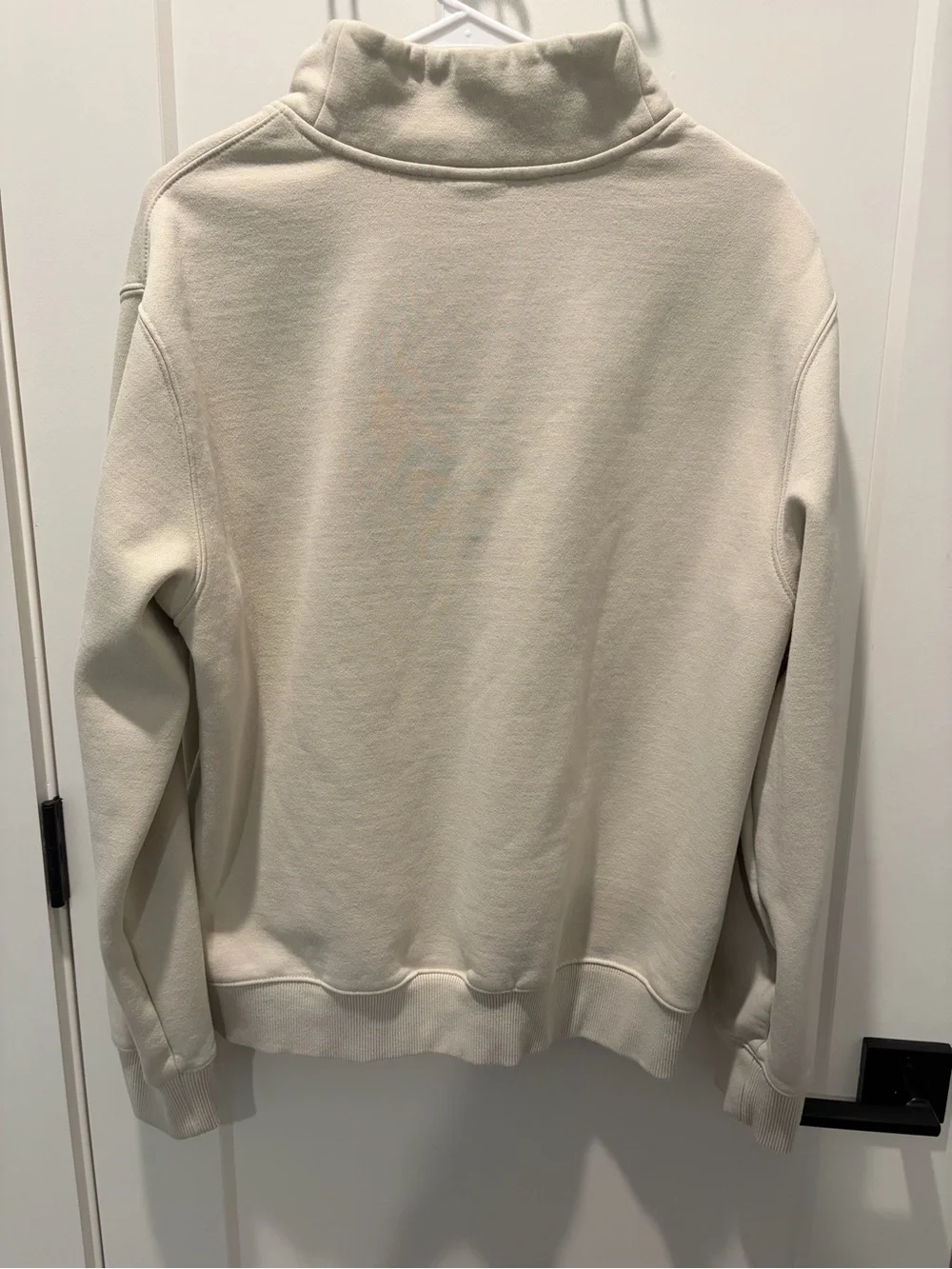 H&M Men's Cream Half-Zip Sweater